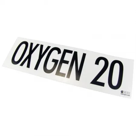 HALCYON GUE MOD Tank Marking : Oxygen 20 데칼 7138454134