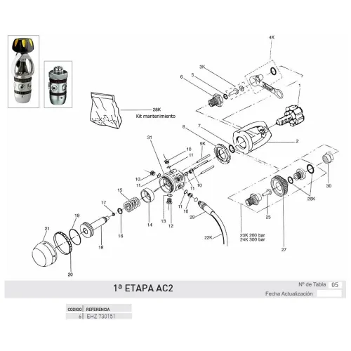 크레시 1st Stage Bracket Fixing Ac2 너트 7138737396