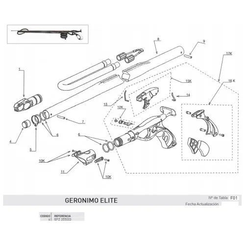 크레시 Geronimo Head/Handle O링 7138737408