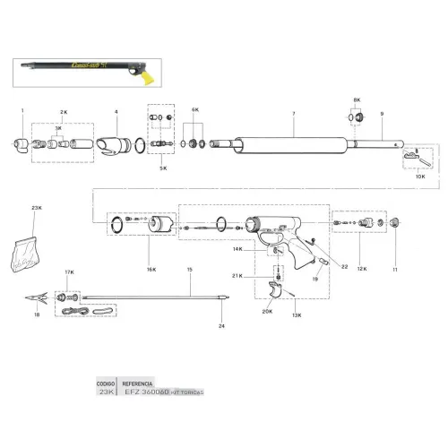 크레시 Speargun SL/Star O-ring 키트 7138737488