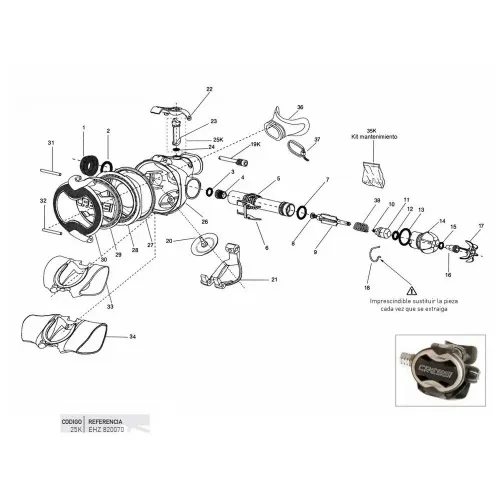크레시 Dive-Predive Ellipse Balanced-Mas Ter Deflector With O링 7138751527