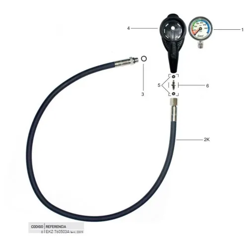 크레시 Metallic Minimanometer O링 7138751591