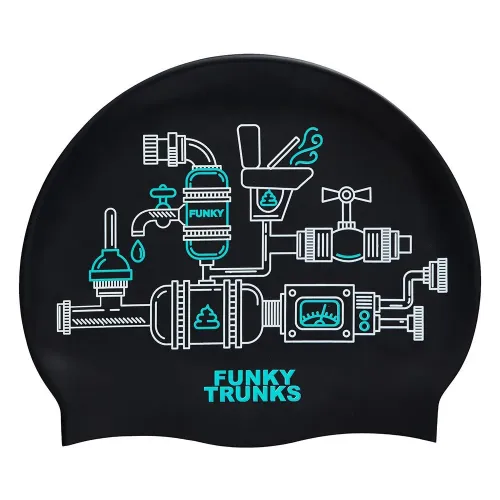 펑키 드렁크 Silicone Pooped 수영 모자 7139374904