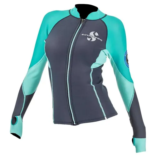 스쿠버프로 1.5 mm Everlex 긴팔 풀집업 보온 티셔츠 7140426267