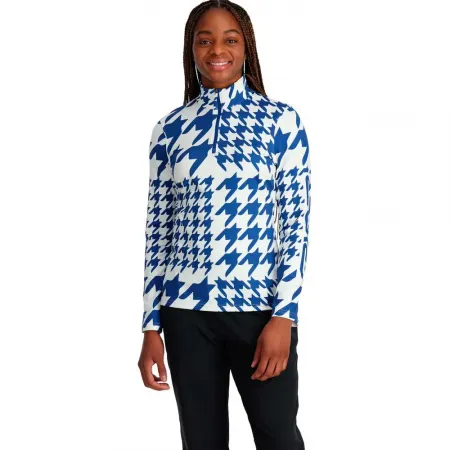 스파이더 Houndstooth 하프 지퍼 스웨트셔츠 8140386160
