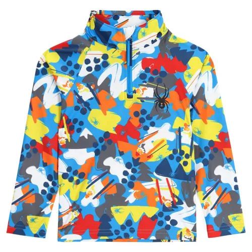 스파이더 Mini Glacial 하프 지퍼 스웨트 8140633627