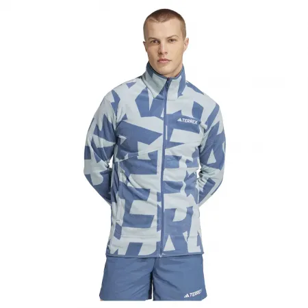 아디다스 테렉스 Multi Printed 지퍼 플리스 8141542289