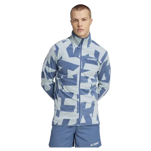 아디다스 테렉스 Multi Printed 지퍼 플리스 8141542289