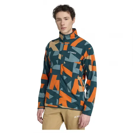 아디다스 테렉스 Multi Printed 지퍼 플리스 8142158135