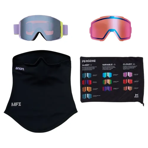 아논 Sync+Lens+MFI Face Mask 스키 고글 8142242488