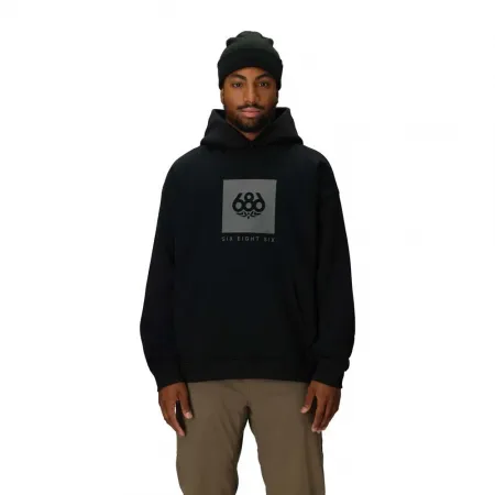 686 Knockout logo premium heavyweight 후드가 달린 양털 8142263201