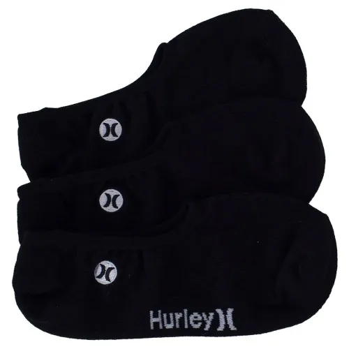 헐리 H2O Dri 보이지 않는 양말 3 켤레 9139596173