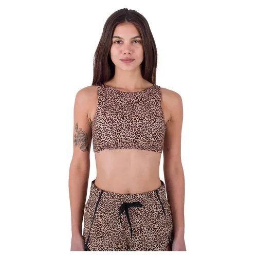 헐리 Max Leopard High Neck 2 Way 비키니 탑 9139596268