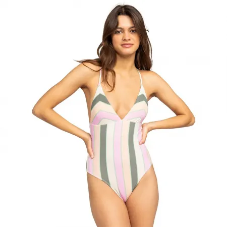 록시 Vista Stripe 수영복 9140545974