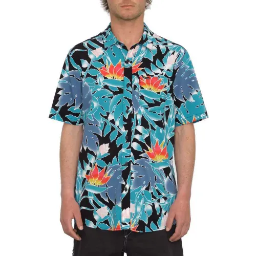 VOLCOM Leaf Pit Floral 반팔 셔츠 9140633963