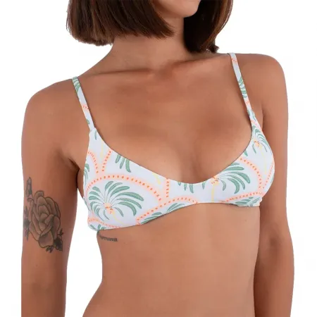 헐리 Scoop Crop Print 비키니 탑 9142893525