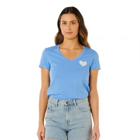 립컬 Rc Heart 반팔 V넥 티셔츠 9143001577