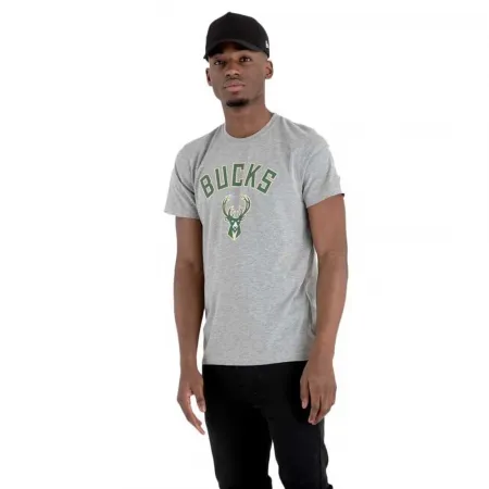 뉴에라 Team 로고 Milwaukee Bucks 반팔 티셔츠 136788979