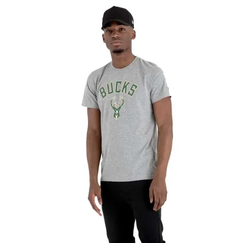 뉴에라 Team Logo Milwaukee Bucks 반팔 티셔츠 136788979