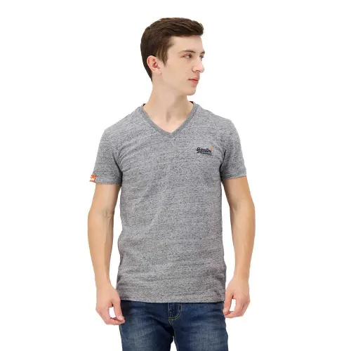 슈퍼드라이 Orange Label 빈티지 Embroidered 반팔 V넥 티셔츠 137007279