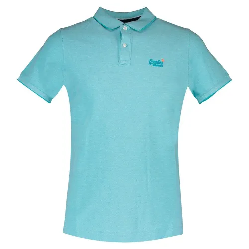 슈퍼드라이 클래식 Piqu? 반팔 폴로 셔츠 137403416