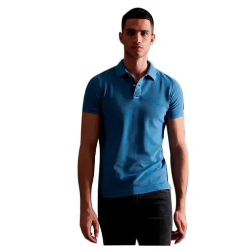 슈퍼드라이 빈티지 Destroyed 반팔 폴로 셔츠 137403444