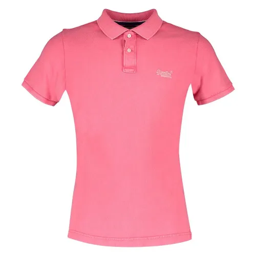 슈퍼드라이 빈티지 Destroyed 반팔 폴로 셔츠 137403445