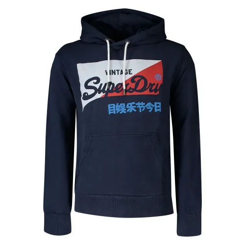 슈퍼드라이 빈티지 로고 Organic Primary 후드티 137558602