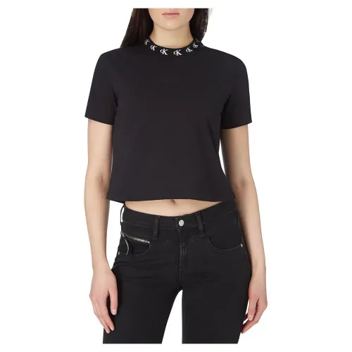 캘빈클라인 Logo Trim 반팔 티셔츠 137649888