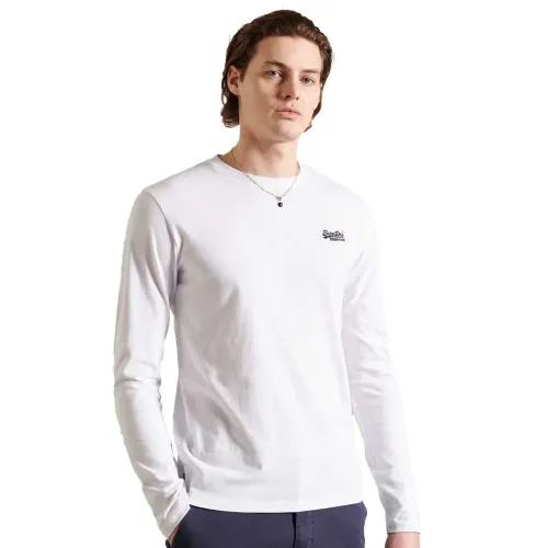 슈퍼드라이 Orange Label 빈티지 Embroidered 긴팔 티셔츠 137776796