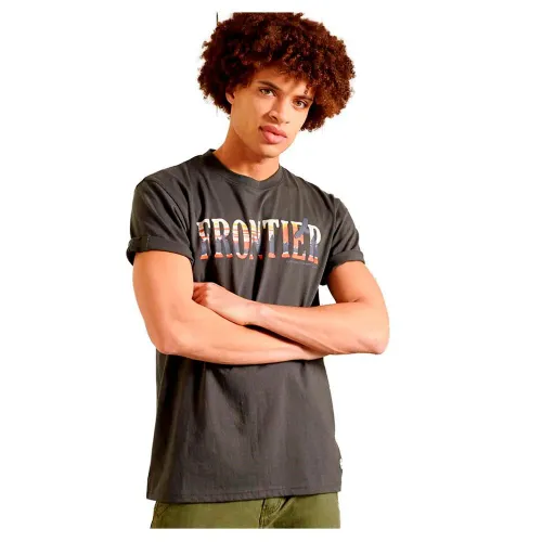 슈퍼드라이 Frontier Graphic Box Fit 반팔 티셔츠 137906239