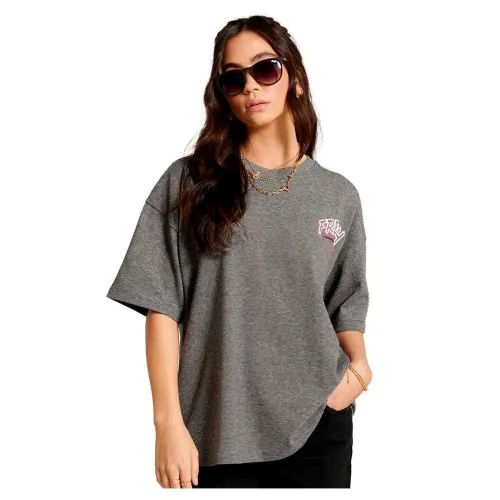 슈퍼드라이 Workwear 그래픽 오버핏 반팔 티셔츠 137907772