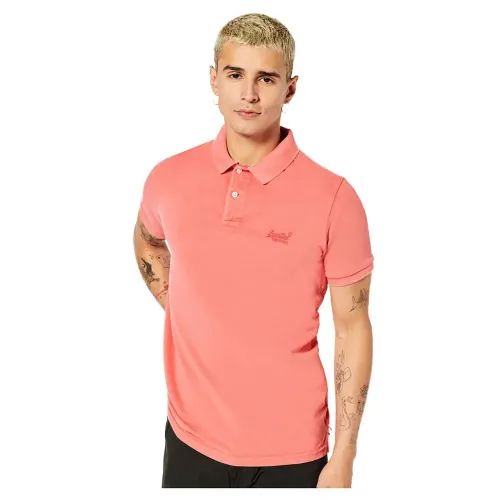 슈퍼드라이 빈티지 Destroy 반팔 폴로 셔츠 138186475