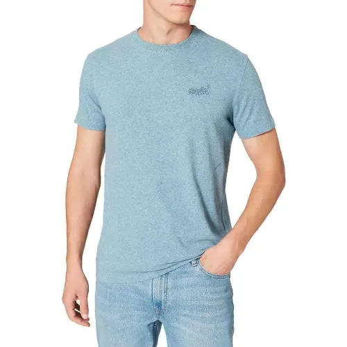 슈퍼드라이 빈티지 로고 Embroidered 반팔 티셔츠 138186598