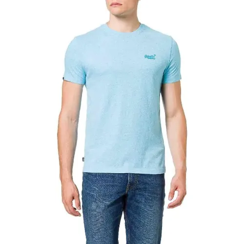 슈퍼드라이 빈티지 로고 Embroidered 반팔 티셔츠 138186619