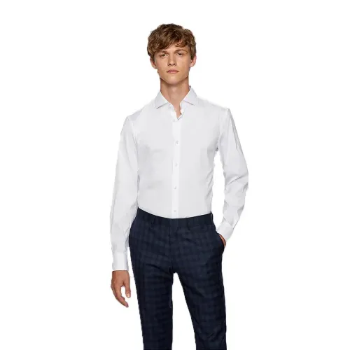 보스 P Hank Spread 214 긴팔 셔츠 138190856