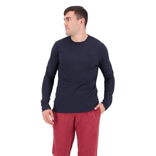 슈퍼드라이 빈티지 로고 Embroidered 긴팔 티셔츠 138192448