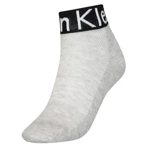 캘빈클라인 Logo Welt Quarter 짧은 양말 138240571