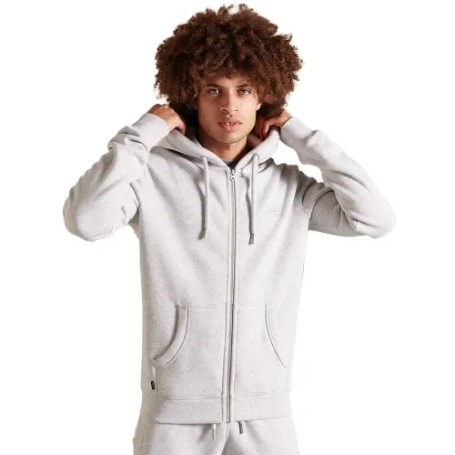 슈퍼드라이 빈티지 로고 Embroidered 풀지퍼 스웨터 138311881