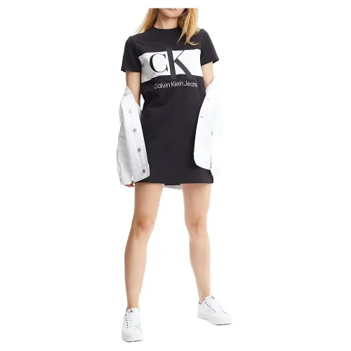 캘빈클라인 Blocking 반팔 짧은 원피스 138645419