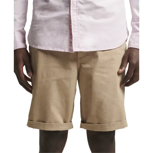 슈퍼드라이 빈티지 Officer 치노 반바지 138830025