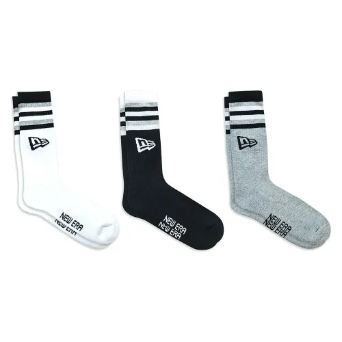 뉴에라 Retro Stripe 크루 양말 3 켤레 138831258