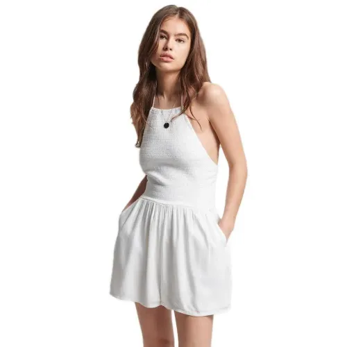 슈퍼드라이 빈티지 Smocked 롬퍼 138856596