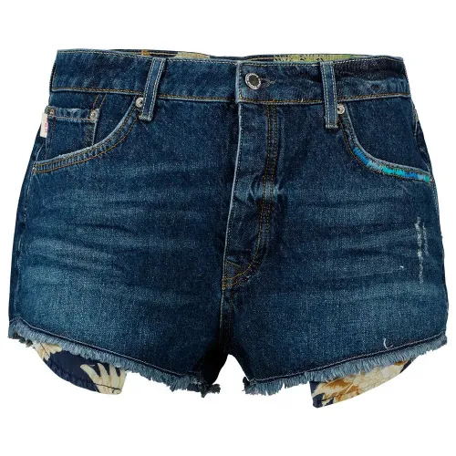 슈퍼드라이 빈티지 High Rise 데님 반바지 138903012