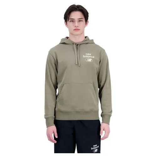 뉴발란스 에센셜 Brushed Back 플리스 후드티 139471653