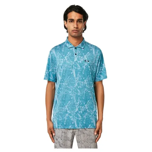 오클리 APPAREL Marble Jaquard 반팔 폴로 셔츠 139487100