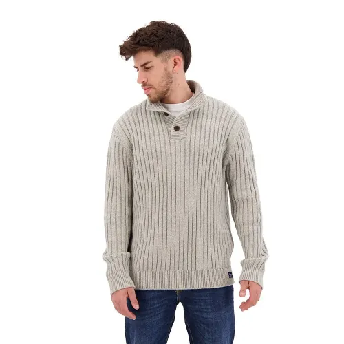 슈퍼드라이 빈티지 Ribbed Henley 스웨터 139498521
