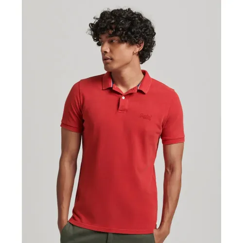 슈퍼드라이 Vint Destroy 반팔 폴로 셔츠 139530614