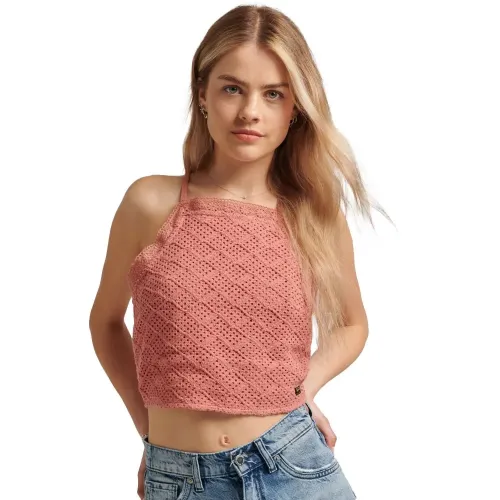 슈퍼드라이 빈티지 Crop Crochet 브라 139530971
