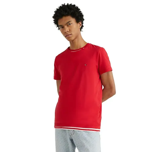 타미힐피거 Stretch Slim Fit 반팔 티셔츠 139612541